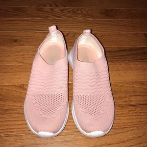 Light Pink Slip On Sneakers